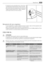 Page 53È importante pulire periodicamente il foro di sca-
rico dellacqua di sbrinamento, situato al centro
del canale sulla parete posteriore, per evitare che
lacqua fuoriesca sugli alimenti. Usare lapposito
utensile già inserito nel foro di scarico.
Sbrinamento del vano congelatore
Il vano congelatore in questo modello è di tipo no frost, cioè non forma ghiaccio sulle
pareti interne e sugli alimenti durante il funzionamento.
Lassenza di ghiaccio è dovuta alla circolazione continua di aria fredda prodotta...