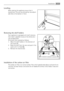 Page 17Levelling
When placing the appliance ensure that it
stands level. This can be achieved by two adjust-
able feet at the bottom in front.
Removing the shelf holders
Your appliance is equipped with shelf retainers
that make it possible to secure the shelves dur-
ing transportation.
To remove them proceed as follows:
1. Move the shelf holders in the direction of
the arrow (A).
2. Raise the shelf from the rear and push it for-
ward until it is freed (B).
3. Remove the retainers (C).
Installation of the carbon...