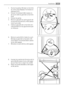 Page 391. Ouvrez les portes. Dévissez la charnière
du milieu (m2). Déposez lentretoise en
plastique (m1).
2. Enlevez lentretoise (m6) et placez-la
de lautre côté du gond de la charnière
(m5).
3. Enlevez les portes.
4. Retirez la goupille du cache gauche de
la charnière centrale (m3, m4) et placez-
la de lautre côté.
5. Insérez la goupille de la charnière cen-
trale (m5) dans le trou gauche de la por-
te inférieure.
6. Retirez le cache (b1) à laide dun outil.
Dévissez le gond de la charnière infé-
rieure (b2) et...