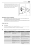 Page 53È importante pulire periodicamente il foro di sca-
rico dellacqua di sbrinamento, situato al centro
del canale sulla parete posteriore, per evitare che
lacqua fuoriesca sugli alimenti. Usare lapposito
utensile già inserito nel foro di scarico.
Sbrinamento del vano congelatore
Il vano congelatore in questo modello è di tipo no frost, cioè non forma ghiaccio sulle
pareti interne e sugli alimenti durante il funzionamento.
Lassenza di ghiaccio è dovuta alla circolazione continua di aria fredda prodotta...