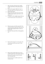 Page 191. Open the doors. Unscrew the middle
hinge (m2). Remove the plastic spacer
(m1).
2. Remove the spacer (m6) and move to
the other side of the hinge pivot (m5).
3. Remove the doors.
4. Remove the left-hand cover pin of the
middle hinge (m3,m4) and move to the
other side.
5. Fit the pin of the middle hinge (m5) into
the left-hand hole of the lower door.
6. Remove using a tool the cover (b1). Un-
screw the lower hinge pivot (b2) and the
spacer (b3) and place them on the op-
posite side.
7. Re-insert the...