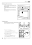 Page 39Positioning the door shelves
To permit storage of food packages of vari-
ous sizes, the door shelves can be placed at
different heights.
To make these adjustments proceed as fol-
lows:
gradually pull the shelf in the direction of
the arrows until it comes free, then reposi-
tion as required.
FreshBox drawer
This device allows rapid cooling of foods and more
uniform temperature in the drawer.
To switch on the function:
1. Switch on the COOLMATIC function.
2. The COOLMATIC indicator comes on.
3. Slide...