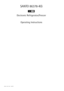 Page 1SANTO 86378-KG
Electronic Refrigerator/Freezer
Operating Instructions
 
818 36 55-00/3
 