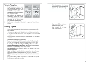 Page 1818Variable Ablagebox
Einige  Modelle  sind  mit  einer  varia-
blen  Ablagebox  ausgestattet,  die
seitlich  verschiebbar  unter  einem
Türabstellfach angebracht ist. 
Die Box kann unter jedem Türabstell-
fach eingesetzt werden.
1. Zum  Umsetzen  das  Abstellfach  mit
der Box nach oben aus den Aufnah-
men in der Tür herausheben und den
Haltebügel  aus  der  Führung  unter
dem Abstellfach herausnehmen.
2. Das  Einsetzen  in  eine  andere  Höhe  bitte  in  umgekehrter  Reihenfolge  vor-
nehmen.
Richtig...