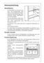 Page 1717
Innenausstattung
Abstellflächen
Die Abstellfläche aus Glas über den
Obst- und Gemüseschalen muß
immer in dieser Stellung verbleiben,
damit Obst und Gemüse länger frisch
bleiben.Die übrigen Abstellflächen
sind höhenverstellbar:
Dazu die Abstellfläche soweit nach
vorne ziehen, bis sie sich nach oben
oder unten abschwenken und
herausnehmen läßt.
Das Einsetzen in eine andere Höhe bitte in umgekehrter Reihenfolge vor-
nehmen.
Hohes Kühlgut einstellen:
Die vordere Hälfte der zweiteiligen Glasabstellfläche...