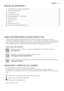 Page 61ÍNDICE DE MATERIAS
1.INFORMACIÓN SOBRE SEGURIDAD . . . . . . . . . . . . . . . . . . . . . . . . . . . . . . . . . . . . . . . . . .  62
2.PANEL DE MANDOS . . . . . . . . . . . . . . . . . . . . . . . . . . . . . . . . . . . . . . . . . . . . . . . . . . . . . . . .  64
3.USO DIARIO . . . . . . . . . . . . . . . . . . . . . . . . . . . . . . . . . . . . . . . . . . . . . . . . . . . . . . . . . . . . . . .  65
4.CONSEJOS ÚTILES . . . . . . . . . . . . . . . . . . . . . . . . . . . . . . . . . . . . . . ....