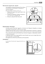 Page 55Retrait des supports de clayette
Votre appareil est équipé de dispositifs de retenue
qui permettent dimmobiliser les clayettes au
cours du transport.
Pour les enlever, procédez comme suit :
1. Déplacez les supports de clayette dans le sens
de la flèche (A).
2. Soulevez la clayette de larrière et poussez-la
vers lavant pour la dégager (B).
3. Enlevez les dispositifs de retenue (C).
Branchement électrique
Contrôlez, avant de brancher lappareil, si la tension et la fréquence indiquées sur la plaque...