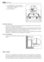 Page 801. Flyt hyldestoppene i retning af pil (A).
2. Løft bagenden af hylden op, og tryk den
fremad, til den er fri (B).
3. Fjern stoppene (C).
Elektrisk tilslutning
Inden tilslutning til lysnettet skal det kontrolleres, at spændingen og frekvensen på type-
skiltet svarer til boligens forsyningsstrøm.
Apparatet skal tilsluttes jord. Stikket på netledningen har en kontakt til dette formål. Hvis
der ikke er jord på stikkontakten, tilsluttes apparatet en særskilt jordforbindelse i h.t. Stærk-
strømsreglementet....