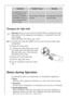 Page 2450
SymptomPossible CauseRemedy
The compressor does not
start immediately after
pressing the COOLMATIC
or FROSTMATIC button, or
after changing the tem-
perature setting.
This is normal, no error has
occurred.The compressor starts after
a period of time.
Changing the light bulb
Warning!There is a risk of electric shocks! Before changing the light
bulb, switch off the appliance and unplug it, or disconnect from the
mains supply.
Light bulb data: 220-240 V, max. 25 W
+1.To switch off, press the ON/OFF button...