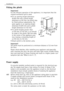 Page 1515
Installation
Fitting the plinth
Important!
For the efficient operation of the appliance, it is important that the
original ventilation grid is used.
¥ For an opening height dimension
A=820 mm and a plinth height
dimension a=100 mm, the plinth may
be fitted without adjustments. The
same applies to an opening height
dimension B=870 mm and a plinth
height dimension b=150 mm.
¥ For plinth heights greater than 
a=100 mm, b=150 mm, a cut should
be made in the plinth, 580 mm wide,
in the centre of the...