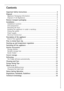 Page 33
Contents
Important Safety Instructions . . . . . . . . . . . . . . . . . . . . . . . . . . . . . . . . . 4
Disposal . . . . . . . . . . . . . . . . . . . . . . . . . . . . . . . . . . . . . . . . . . . . . . . . . . 6
Appliance Packaging Information . . . . . . . . . . . . . . . . . . . . . . . . . . . . . . . . . 6
Disposal of old Appliances . . . . . . . . . . . . . . . . . . . . . . . . . . . . . . . . . . . . . . 6
Remove transport packaging . . . . . . . . . . . . . . . . . . . . . . . . . . . . ....