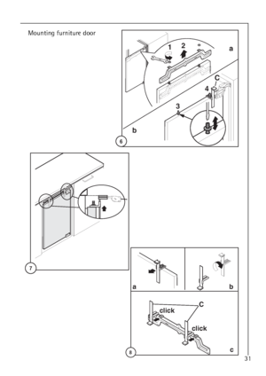 Page 3131
Mounting furniture door













 