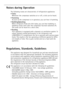 Page 5353
Noises during Operation
The following noises are characteristic of refrigeration appliances: 
¥
Clicks
Whenever the compressor switches on or off, a click can be heard.
¥
Humming
As soon as the compressor is in operation, you can hear it humming.
¥
Bubbling/Splashing
When refrigerant flows into thin tubes, you can hear bubbling or
splashing noises. Even after the compressor has been switched off,
this noise can be heard for a short time.
¥
Rustling
Your appliance is equipped with a dynamic air...