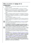 Page 3838
Mise en service et réglage de la 
température
Attention!Ne faites fonctionner l’appareil que lorsqu’il est installé!
1.Branchez l’appareil.
2.Appuyez sur la touche MARCHE/ARRET. Le voyant vert s’allume.
3.Appuyez sur une des deux touches «+» (PLUS CHAUD) ou «-» (PLUS
FROID). L’indicateur de température change d’affichage et indique
par un clignotement la température DÉSIRÉE momentanément
réglée.
4.Réglez la température désirée (consultez le paragraphe “Touches de
réglage de la température)....