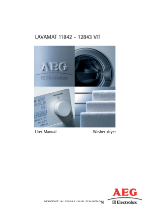 Page 1
LAVAMAT 11842 - 12843 VIT
User ManualWasher-dryer

132962910_EN.qxd  23/07/2008  10.29  Page 1
 