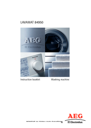 Page 1LAVAMAT 84950
Instruction bookletWashing machine
132969171.qxd  31/01/2008  12.17  Pagina  1
 