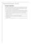 Page 4040
Guarantee/Customer Service
European Guarantee
This appliance is guaranteed by Electrolux in each of the countries listed at the back of this user 
manual, for the period specified in the appliance guarantee or otherwise by law.  If you move 
from one of these countries to another of the countries listed below the appliance guarantee 
will move with you subject to the following qualifications:
 

The appliance guarantee starts from the date you first purchased the appliance which will be 
evidenced by...