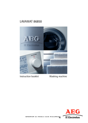 Page 1LAVAMAT 86850
Instruction bookletWashing machine
132966571.qxd  21/01/2008  16.14  Pagina  1
 