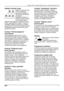 Page 7LAVAMAT 47370 • LAVAMAT 47280 aqua alarm • LAVAMAT 47080 aqua alarm
7
Papildus funkciju izvéle
Papildus funkcijas jåuzstå-
da péc mazgåßanas 
programmas izpildes un
lîdz taustiña Starts/Pauze
nospießanai.
Nospiediet izvélétås (-o)
papildus funkciju taustiñu
(-us), attiecîgå signål-
spuldzîte tiek izgaismota. NospieΩot taustiñu
vélreiz, signålspuldzîte nodziest. Ja kådu no
izvélétajåm papildus funkcijåm ar uzstådîto
programmu nevar savienot, papildus funkcijas
signålspuldzîte daΩas sekundes mirgo (skat....