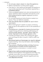 Page 4• Do not use a steam cleaner to clean the appliance.
• Before maintenance cut the power supply.
• If the door or door seals are damaged, the appliance
must not be operated until it has been repaired by a
competent person.
• Only a competent person can carry out any service or
repair operation that involves the removal of a cover
which gives protection against exposure to micro-
wave energy.
• Do not heat liquids and other foods in sealed con-
tainers. They are liable to explode.
• Only use utensils that...