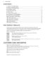 Page 2CONTENTS
1. SAFETY INFORMATION............................................................................................. 3
2.  SAFETY INSTRUCTIONS.............................................................................................4
3.  PRODUCT DESCRIPTION........................................................................................... 7
4.  CONTROL PANEL....................................................................................................... 8
5.  BEFORE FIRST...