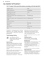 Page 2813. ENERGY EFFICIENCY13.1  Product Fiche and information according to EU 65-66/2014Supplier's nameAEGModel identificationBP300300KMEnergy Efficiency Index100.0Energy efficiency classAEnergy consumption with a standard load, conven-
tional mode0.93 kWh/cycleEnergy consumption with a standard load, fan-forced
mode0.85 kWh/cycleNumber of cavities1Heat sourceElectricityVolume72 lType of ovenBuilt-In OvenMass34.9 kgEN 60350-1 - Household electric cooking
appliances - Part 1: Ranges, ovens, steam
ovens and...