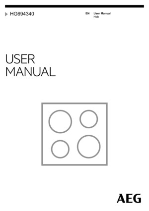 Page 1ENUser ManualHobHG694340USER  
MANUAL   