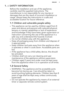 Page 31.  SAFETY INFORMATION
Before the installation and use of the appliance,carefully read the supplied instructions. The
manufacturer is not responsible for any injuries or damages that are the result of incorrect installation or
usage. Always keep the instructions in a safe and accessible location for future reference.
1.1  Children and vulnerable people safety
•This appliance can be used by children aged from 8
years and above and persons with reduced physical,
sensory or mental capabilities or lack of...