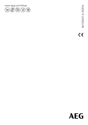 Page 16www.aeg.com/shop867332637-A-352016    
