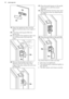 Page 1819.Open the appliance door and the
kitchen furniture door at an angle of
90°.
20. Insert the small square (Hb) into
guide (Ha).
21. Put together the appliance door and
the furniture door and mark the
holes.
22. Remove the brackets and mark a
distance of 8 mm from the outer
edge of the door where the nail must
be fitted (K).
23. Place the small square on the guide
again and fix it with the screws
supplied.
24. Align the kitchen furniture door and
the appliance door by adjusting the
part (Hb).
25. Press...