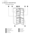 Page 63. PRODUCT DESCRIPTION3.1  Product overview1Vegetable drawers2
Cabinet shelves
3
DYNAMICAIR function
4
Bottle rack
5
Control panel
6Door shelves7
Bottle shelf
8
Freezer drawers
9
Rating plate
www.aeg.com67345162
98  