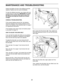 Page 2121
Inspectand tighten allpar tsof the elliptica lexe rciser
regularly. Replace anywor npar tsimmedia tely.
To clean the ellip ticalexer ciser, useada mp clo thand
a small amountofmild soap. IMPORT ANT:Toavoid
damage tothe cons ole,keep liquids awayfrom
the consol eand kee pthe console outofdir ect
sunlight.
CO NSOLE TROUBLESHOOTING
Ifthe con sole displays beco medim ,the batte ries
sh ould berep lace d;mo stconsol eprobl emsarethe
resu ltof low batteries. Seeassemb lystep 6on page 9
forreplace mentin str...