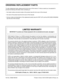 Page 32Part No. 372850 R0916A  Printed in China © 2015 ICON Health & Fitness, Inc.
To order replacement parts, please see the front cover of this manual. T\
o help us assist you, be prepared to 
provide the following information when contacting us:
•  the model number and serial number of the product (see the front \
cover of this manual)
•  the name of the product (see the front cover of this manual)
•   the key number and description of the replacement part(s) (see the PA\
RT LIST and the EXPLODED DRAWING...