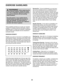 Page 232\f
These guide lines will h el p you toplan you rexercise
program. Fordetaile dexer cise infor mati on, obta in a
reputable book or consul tyour physi cian. Remember,
proper nutritio nand adequa terest are essential for
successf ulresult s.
EXER CISE INTENSITY
Wh ether your goal is to burn fator tostren gthen your
cardiovascula rsystem ,exer cisin gat the proper inten \b
sityis the keyto achi eving results. You canuse your
hea rtrate as a gu ide tofind theprope rintensit ylevel.
Th echart below...