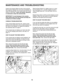 Page 1616
Inspectand pro perly tighten all par ts of the exercise
bike regula rly.Replace anywornparts immediately. To
clean the exe rcise bike, useadam pcloth andasmall
amo untof mild soap —n ever usealcohol, abrasives,
orchemic als to clea nthe exe rcise bike.
IMPORT ANT: To avoid damageto the cons ole,
kee pliqui dsaway from theconsole and kee pthe
console outofdir ect sunlight .
CONSOLE TROUBLESHOOTING
Ifthe con sole display beco mes dim ,re place allthe
bat teries atthe same time;most consol eproblems are...