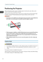 Page 30Positioning the Projector
When positioning the projector, place it so that the projector's lens faces the screen. Make sure the
projector and the screen are parallel to each other.
Adjust the distance between the projector and the screen according to the size of the projected image.
For details, see page 29 "Relationship Between the Projection Distance and the Screen Size".
• The projector can be installed at any vertical angle. However, the projector cannot be tilted to the left or right. Do...