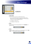 Page 4341
SCREEN
 Aspect Ratio
 Use this function to choose your desired aspect ratio.
   Auto: Automatically selects the appropriate display format. 
When input is 4:3, the image is displayed as 4:3. When input is 
16:9 above, the image is displayed as 16:9.
   4:3: Displays 4:3 aspect ratio.
   16:9: Displays 16:9 aspect ratio.
 Phase
   Eliminate flicker from the image displayed. Use the  or  key to 
adjust the value. 
Phase
 Clock
   Adjust the number of total dots in one horizontal period. Use the  
or...