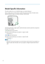 Page 12Model-Specific Information
This section explains how you can identify the region your projector belongs to.
There is a label on the rear of the projector, located in the position shown below. The label contains
details that identify the region your projector belongs to. Read the label.
The following information is region-specific. Read the information under the symbol that corresponds to
the region of your projector.
(mainly Europe and Asia)
If the label contains the following, your projector is a region...