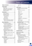 Page 31
Table of Contents ............................1
Usage Notice ....................................2
Precautions .........................................2
Safety Labels of This Machine ..........12
Regulation & Safety Notices .............13
Other Information ..............................18
Introduction ....................................19
Product Features ..............................19
Package Overview ............................20
Product Overview .............................21
Connection Ports...