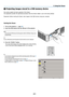 Page 226211
❷ Projecting images stored in a USB memory device
This section explains the basic operation of the Viewer.
The explanation provides the operational procedure when the Viewer toolbar is set to the factory default.
Preparation: Before starting the Viewer, store images to the USB memory using your computer.
Starting the Viewer
1. Turn on the projector. (→ page 16)
2.  Insert the USB memory into the USB port of the projector.
NOTE:
•  Do not remove the USB memory from the projector while it’s LED...