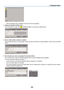 Page 238223
• When the OPTIONS menu is displayed, the drive list will not be displayed\
.
3.  Display the [SHARED FOLDER] screen.
  Press the ▼ button to select the 
 (SHARED FOLDER) icon and press the ENETR button.
4. Select a folder number and place to enable it.
  Press the ◀ or ▶ button to a shared folder number and press the ▼ button to select [ENABLE] , and then press the ENTER 
button.
5. Enter the path, user name, and password for the shared folder.
  Press the ▼ button to select the [SHARED FOLDER]...