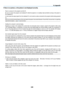 Page 264249
If there is no picture, or the picture is not displayed correctly.
• Power on process for the projector and the PC.
  Be sure to connect the projector and notebook PC while the projector is in standby mode and before turning on the power to 
the notebook PC.
  In most cases the output signal from the notebook PC is not turned on unless connected to the projector before being powered 
up.
NOTE: You can check the horizontal frequency of the current signal in the projector’s menu under Information. If...