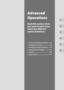 Page 431
2
3
4
5
6
Advanced 
Operations
Read this section when 
you want to learn more 
about the different 
camera functions.
1 Various Shooting Functions .... 42
2  Playback Functions ................... 95
3  Changing Camera Settings ... 114
4  Making Use of Images ............ 130
5 Menus ........................................ 145
6 Appendices .............................. 155  