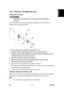 Page 103  
SM 1-71 B230/B237 
Installation 
1.20.7  IEEE 802.11B (WIRELESS LAN) 
Installation Procedure 
 
ƒ Unplug the main machine power cord before you do the following 
procedure. 
You can only install one of the following network interfaces at a time: (IEEE 802.11b 
(Wireless LAN), IEEE1284, Bluetooth). 
 
1.  Remove the slot cover [A] from I/F Card Slot B (
 x 2). 
2.  Install the wireless LAN board (Knob-screw x 2) into I/F card slot B. 
3.  Install the wireless LAN card [B] in the wireless LAN board [C]....