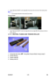 Page 206 
B230/B237 3-78  SM 
ƒ  Apply Barrierta S552R to the edge [B] of the step at the rear side of the fusing roller. 
 
ƒ  Do not apply lubricant to the area [C] as shown. 
Pressure Roller 
 
ƒ  Apply Barrierta S552R to the front edge [A] and rear edge [B] of the pressure roller as 
shown above. 
3.11.3 HEATING, FUSING AND TENSION ROLLER 
 
1.  Fusing belt with rollers (
  Fusing Belt, Pressure Roller, Fusing Lamps) 
2.  Fusing roller [A] 
3.  Tension roller [B] 
4.  Heating roller [C]  