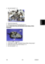 Page 213 
SM 3-85 B230/B237 
Replacement 
Adjustment 
4.  Rear side stay [B] ( x 2) 
 
5.  Release the idle gear [C] 
6.  Release the One-way clutch gear [D] (C-ring x 1) 
3.11.11 HEATING ROLLER BEARING AND INSULATING 
BUSHING 
 
1. Fusing unit (
 Fusing Unit) 
2.  Fusing upper cover (
  Fusing Belt, Pressure Roller, Fusing Lamps) 
3.  Release the pressure roller lamp cord [A] (
 x 1). 
4.  Rear side stay [B] (
 x 2)  