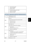 Page 317
 
SM 4-77 B230/B237 
Trouble 
shooting 
 
ƒ  System firmware problem 
ƒ  Defective RAM-DIMM 
ƒ  Defective controller 
 
1.  Reinstall the controller system software. 
2. Replace the RAM-DIMM. 
3. Replace the controller. 
 
No. Type Details (Symptom, Possible C ause, Troubleshooting Procedures) 
821 CTL 
D  Self-diagnostics error: ASIC 
[XXXX]: Detailed error code 
ASIC error 
The write-&-verify check error has occurred in the ASIC. 
ƒ
 Defective ASIC device 
[0B00] 
1. Replace the controller. 
ASIC...