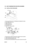 Page 92 
B230/B237 1-60  SM 
1.18  ANTI-CONDENSATION HEATER (SCANNER) 
1.18.1 INSTALLATION PROCEDURE 
 
1.  Rear cover (see Rear Cover in the Replacement and Adjustment section) 
2.  Open the ARDF or platen cover. 
3.  Glass cover [A] (
x 4) 
4.  ARDF exposure glass [B]   
5.  Rear scale [C] (
 x 3) 
6.  Exposure glass with left scale [D] 
 
7.  Move the scanner carriage to the right side by rotating the scanner motor [E]. 
8.  Install the heater [F] in the scanner unit (
  x 1, hook) 
9.  Put the connector [G]...