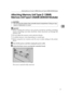 Page 29Attaching Memory Unit Type D 128MB, Memory Unit Type E 256MB (SDRAM Module)
17
2 Attaching Memory Unit Type D 128MB, 
Memory Unit Type E 256MB (SDRAM Module)
R CAUTION:
Important
❒Before touching the memory unit, ground yourself by touching something
metal to discharge any static electricity. Static electricity can damage the
memory unit.
❒Do not subject the memory unit to physical shocks.
❒Available memory varies depending on a model type.
❒Before using the new memory unit, Be sure to make settings in...