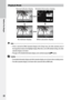 Page 24Before You Begin
22
Playback Mode
Normal indicator displayDetailed information display
No indicator display White saturation display
 Note ------------------------------------------------------------------------\
-----------------------------------
•	 If	[On]	 is	selected	 for	[White	 Saturation	 Display]	in	the	 [Setup]	 menu,	the	white	 saturation	 areas	of	
the	 image	 flash	in	black	 in	the	 Highlights	 display.	When	this	is	set	 to	[Off ]	 (default	 setting),	 the	white	
saturation display is not...